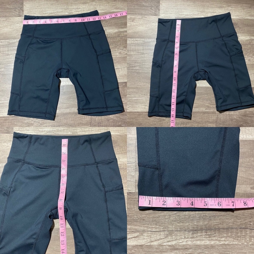 Baleaf High Rise Side Pocketed Yoga Shorts - Picture 10 of 11
